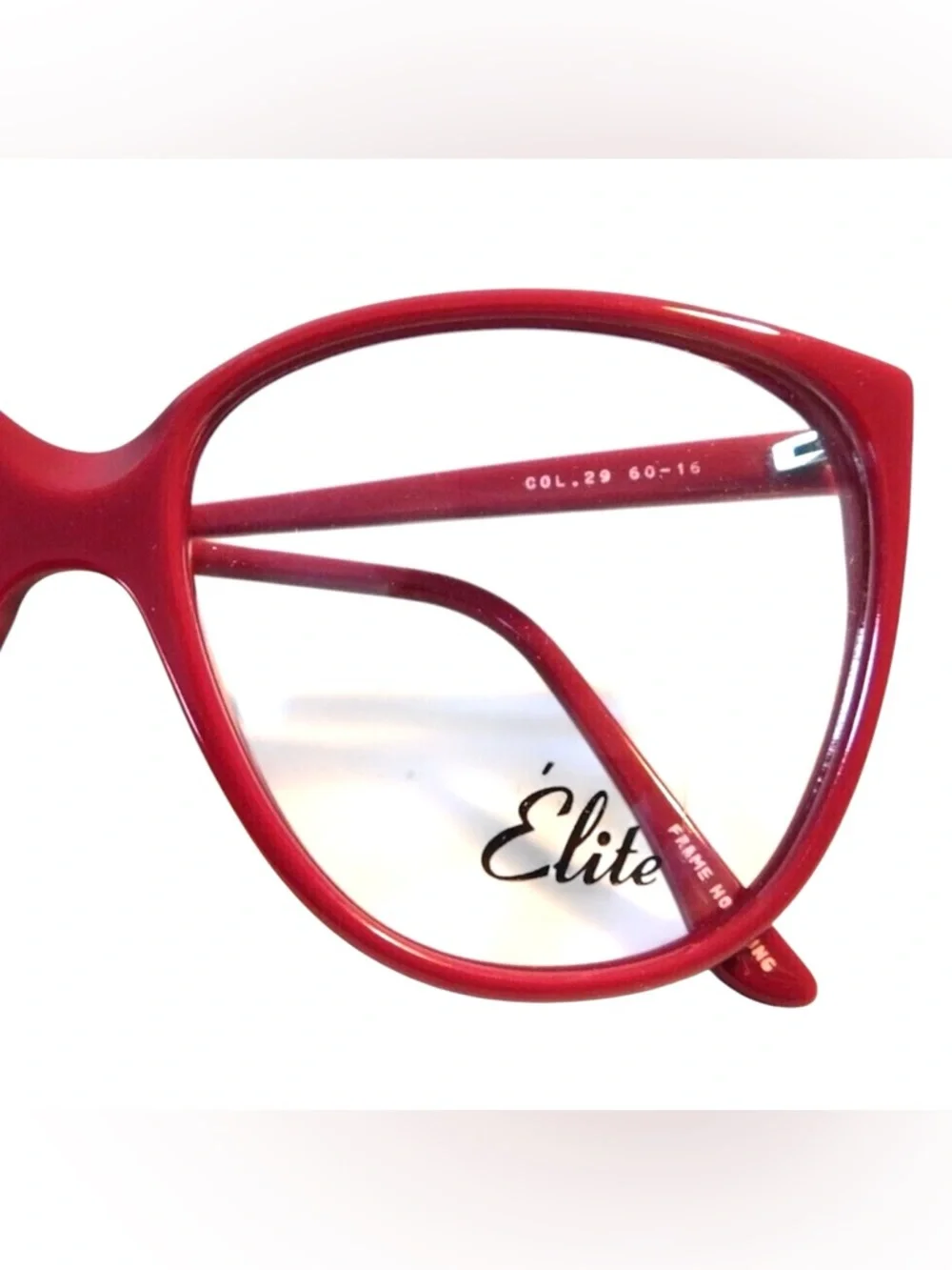 1980’s Vintage Cateye Eyeglasses in‎ a Plum Red, Oversized, Deadstock/Unworn